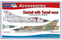 Dassault Mirage III C - Shahak with Tarmil nose Conversion Set (for Eduard kits)