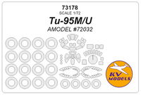 Tu-95M/U (AMODEL #72032) + wheels masks - Image 1
