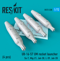 UB-16-57 UM rocket launcher 4 pcs Su-7, Mig-21, Jak-38, L-39, Jak-28