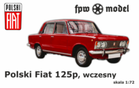 Polski Fiat 125p - wczesny, cywilny