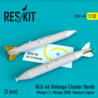 BLG-66 Belouga Cluster Bomb 2 pcs Mirage F.1, Mirage 2000, Sepecat Jaguar