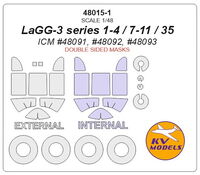 LAGG-3 series 1-4 / 7-11 / 35 (ICM) - double sided + wheels masks - Image 1